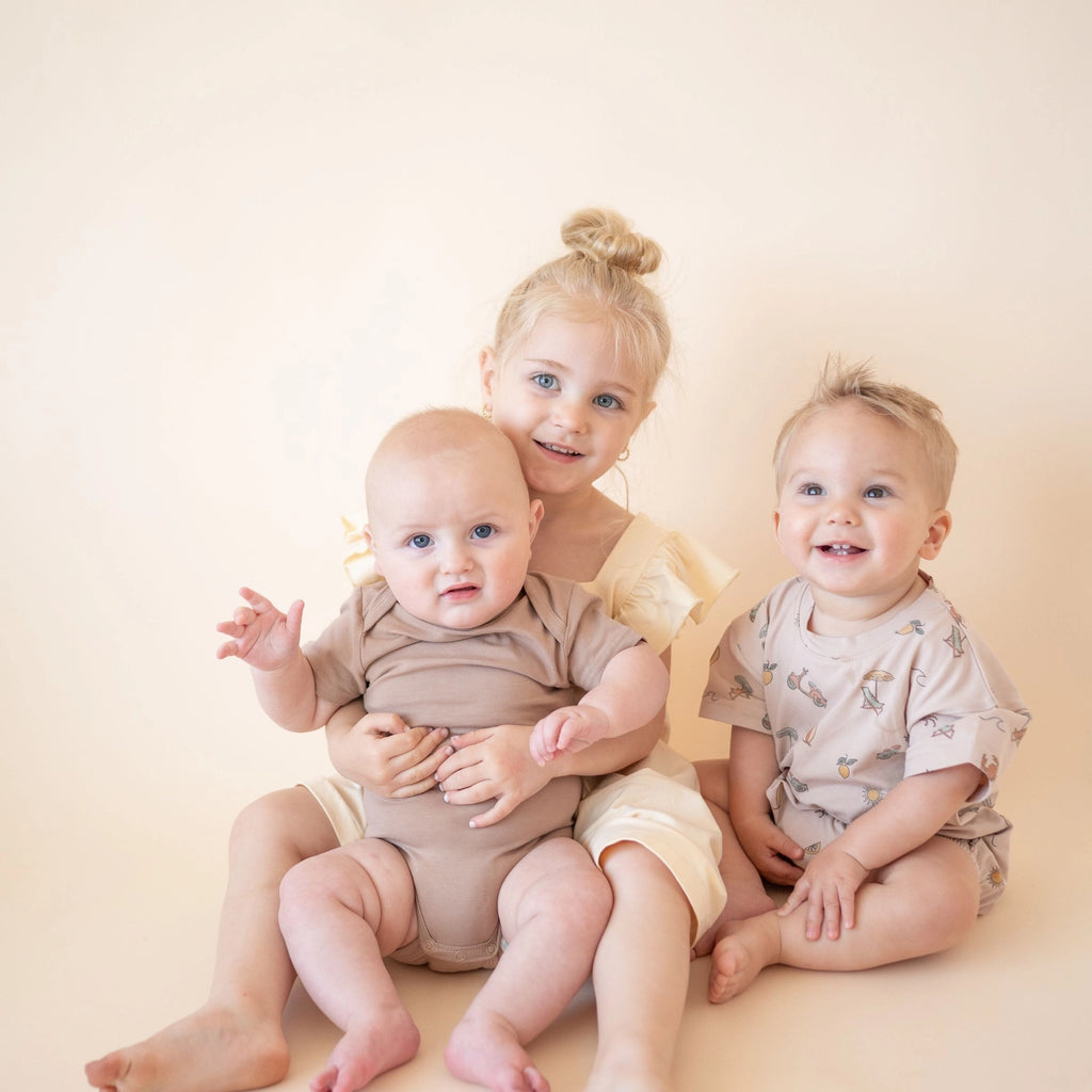 Organic Cotton Bubble Romper – Summer Vibes