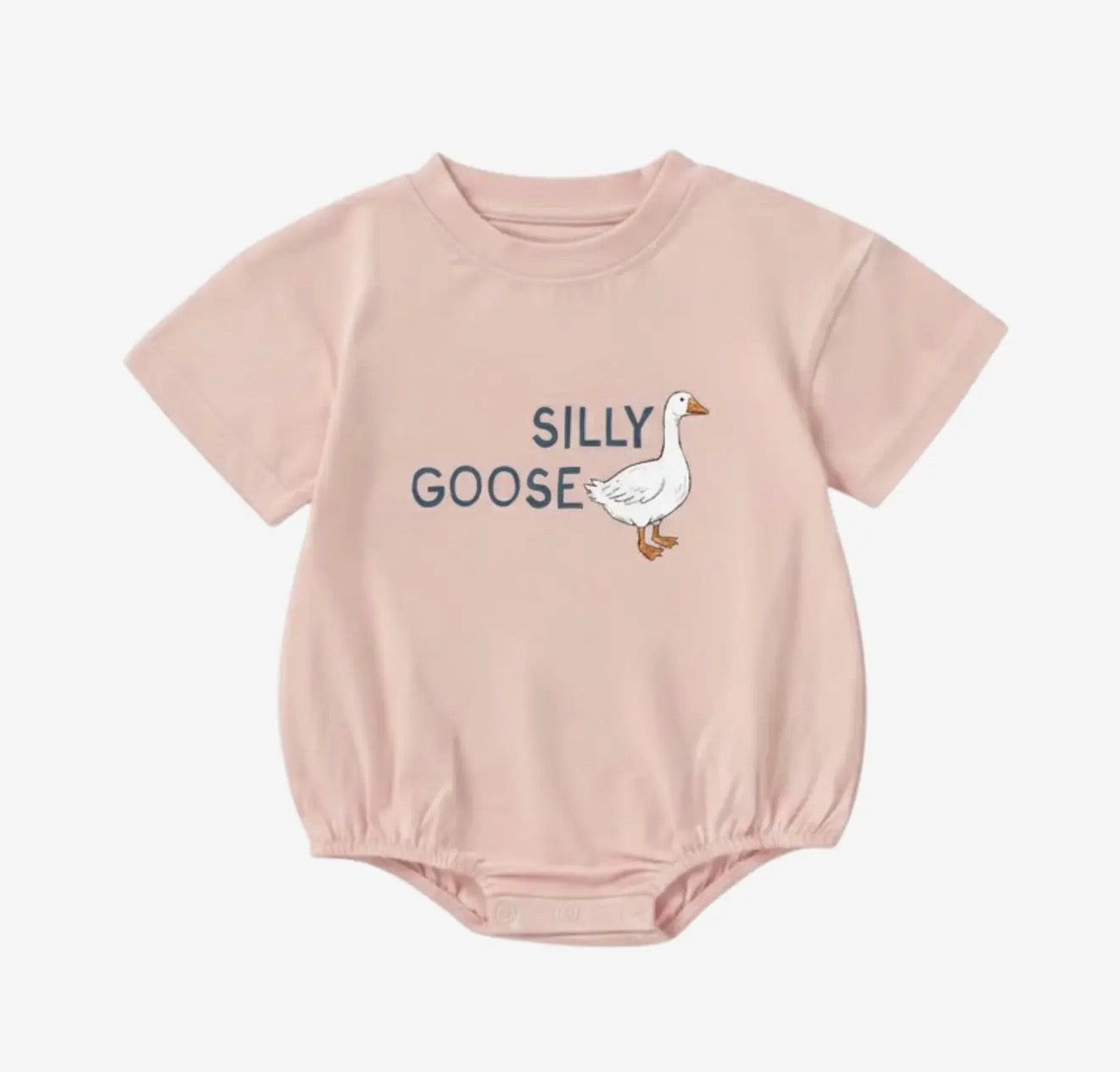 Organic Cotton Bubble Romper - Silly Goose