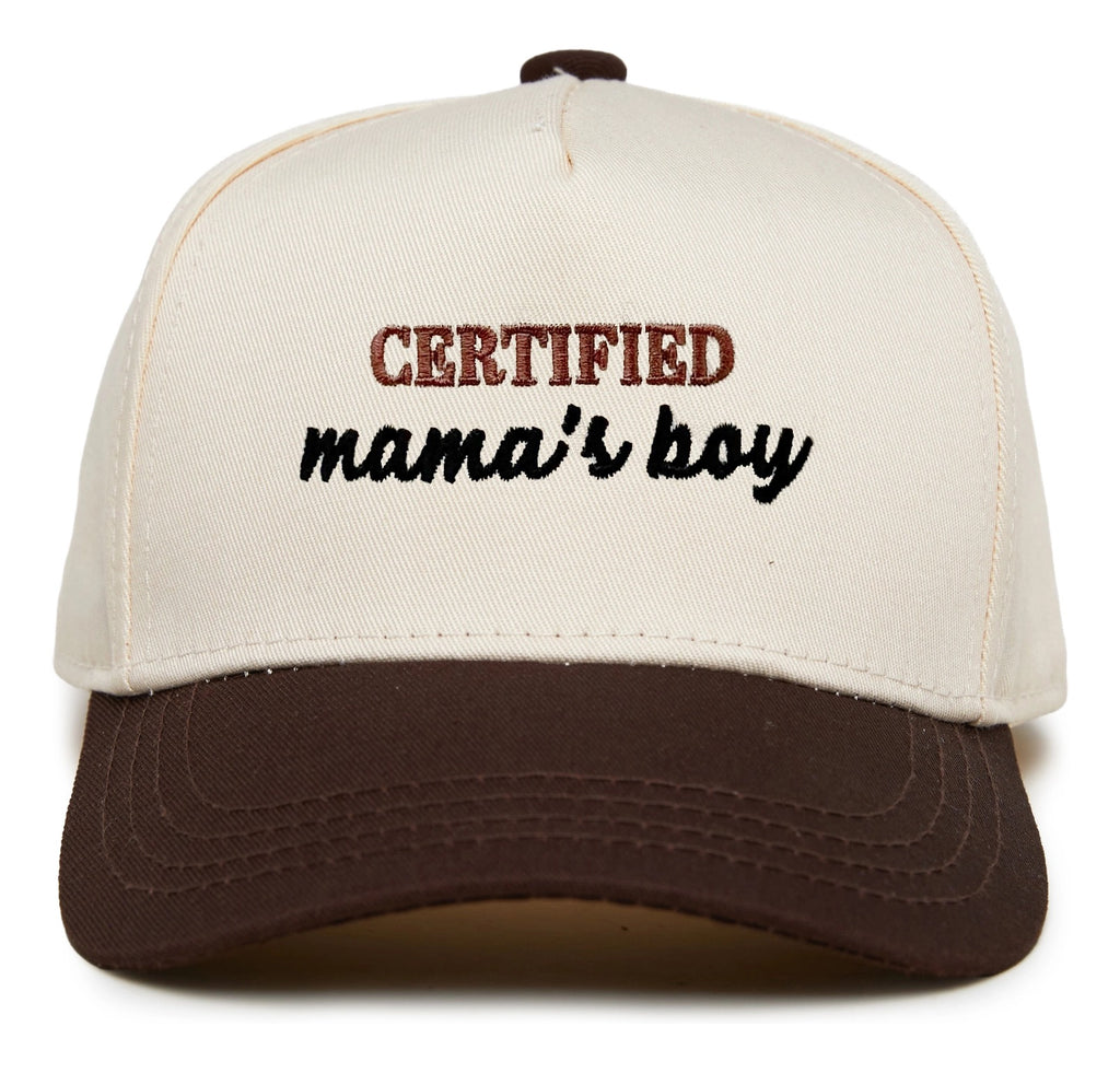 "Certified Mama's Boy" Hat