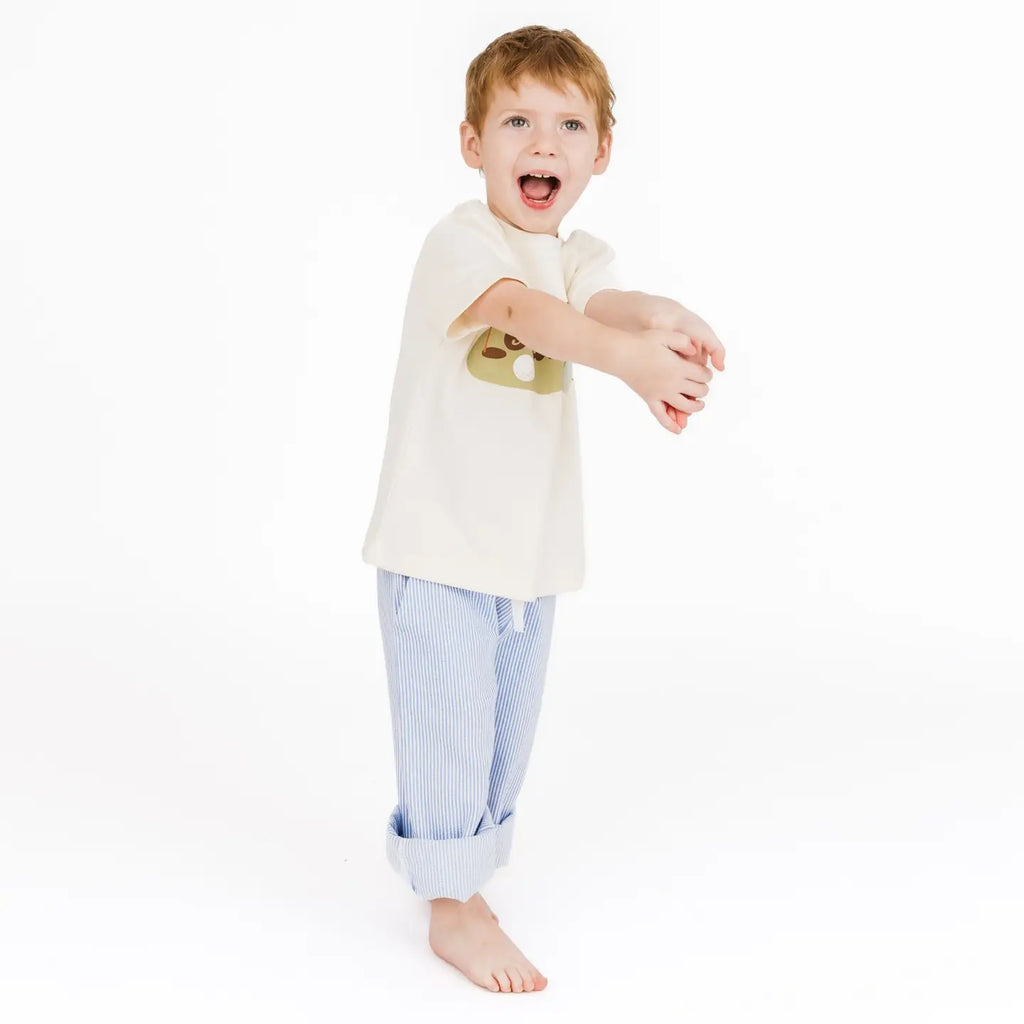 Here For the Par-Tee Golf Cotton Toddler Short Sleeve Shirt